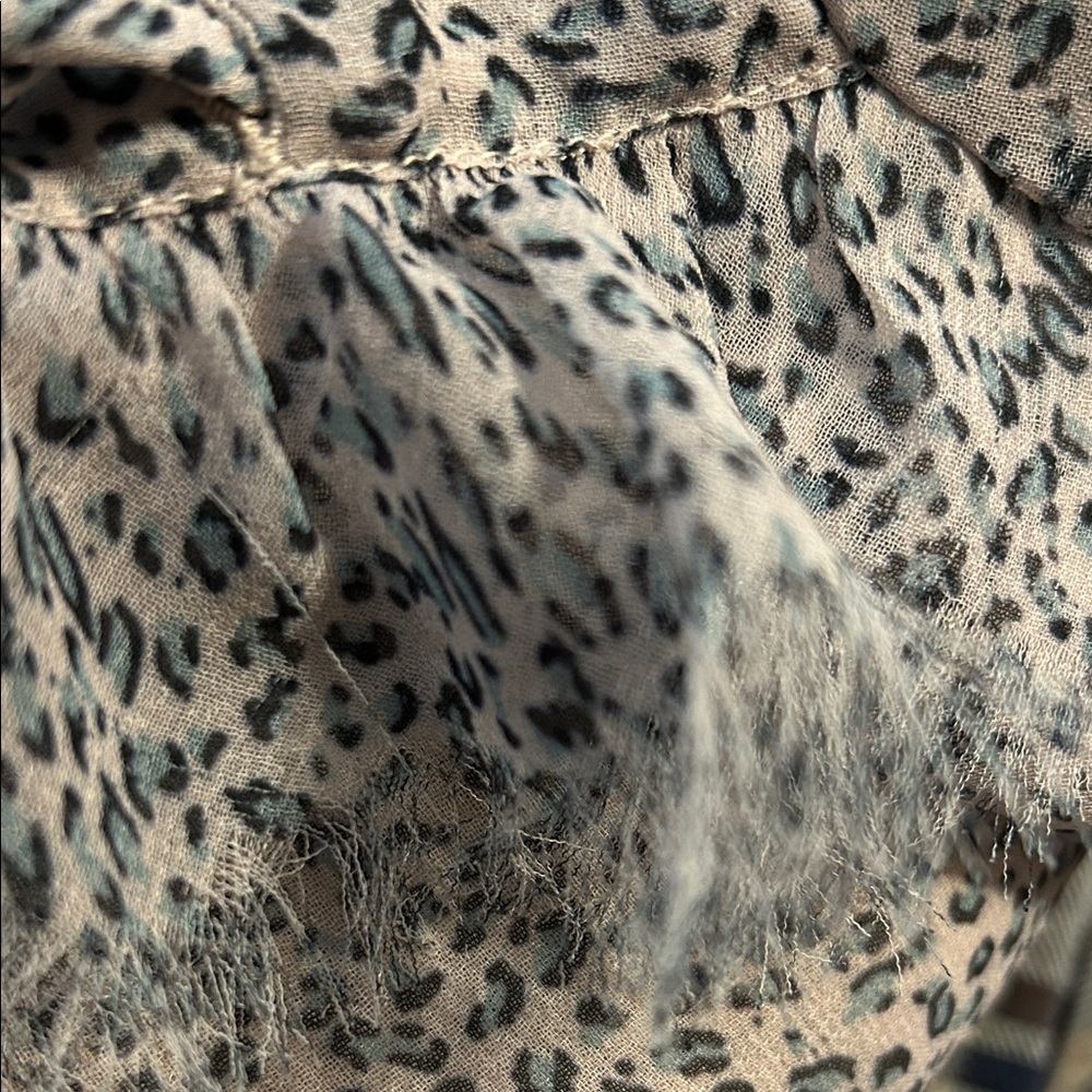 All Saints Gray Patterned Blouse - image 4